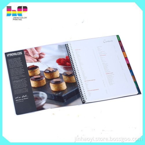 Professional OEM manufactory cook book printing for wholesale